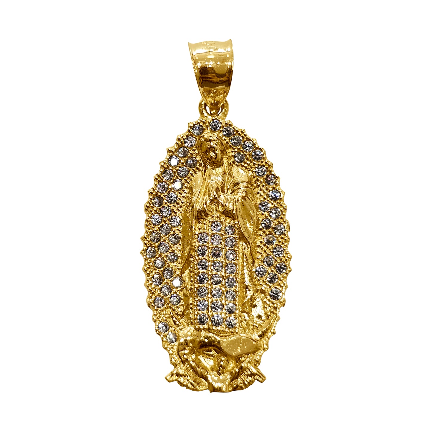 Dije Charm Oro 14k Virgen de Guadalupe 101
