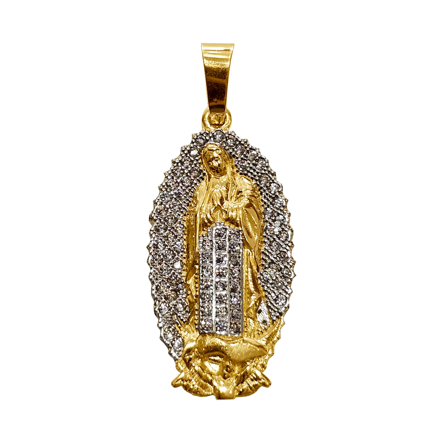 Dije Charm Oro 14k Virgen de Guadalupe 102