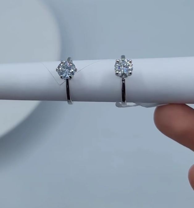 Anillos Moissanite by Plata Reyes