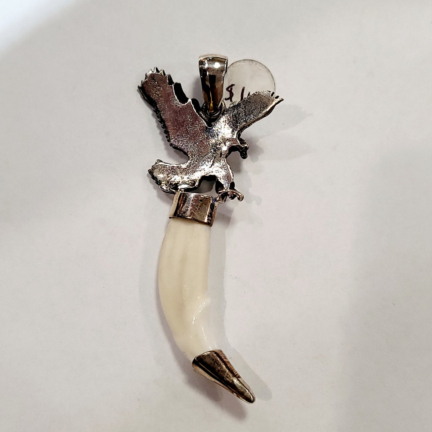 Dije Charm Colmillo con Aguila
