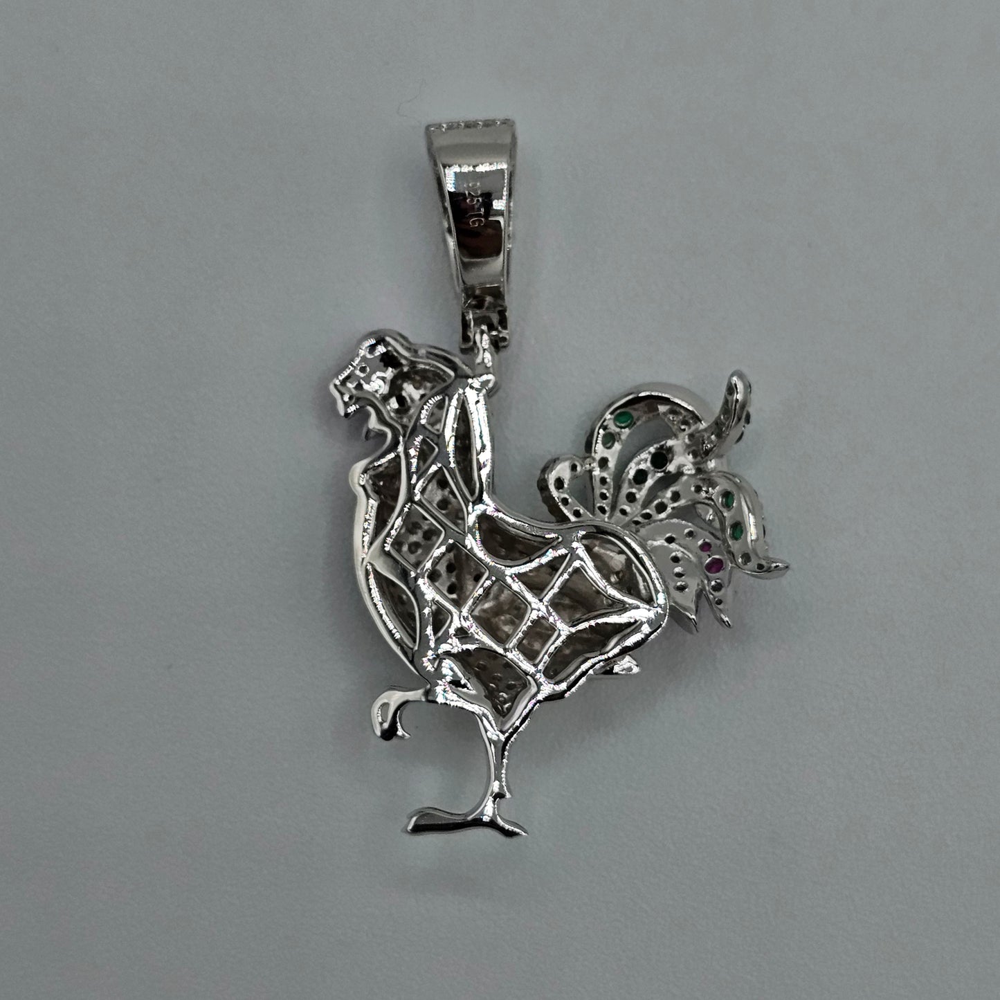 Dije Charm Gallo Rooster Multicolor