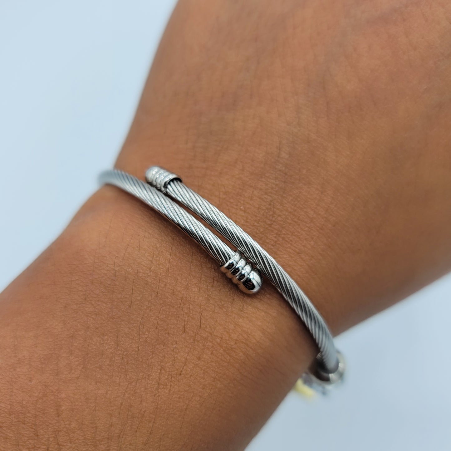 SS Pulsera Inspirada en Pandora - Ojito Turco