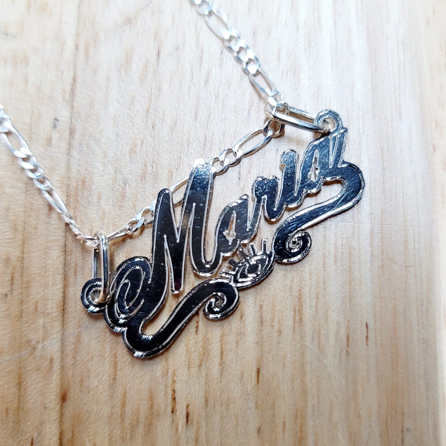 Nombre Personalizado en Plata 925 Estilo Ojo Turco