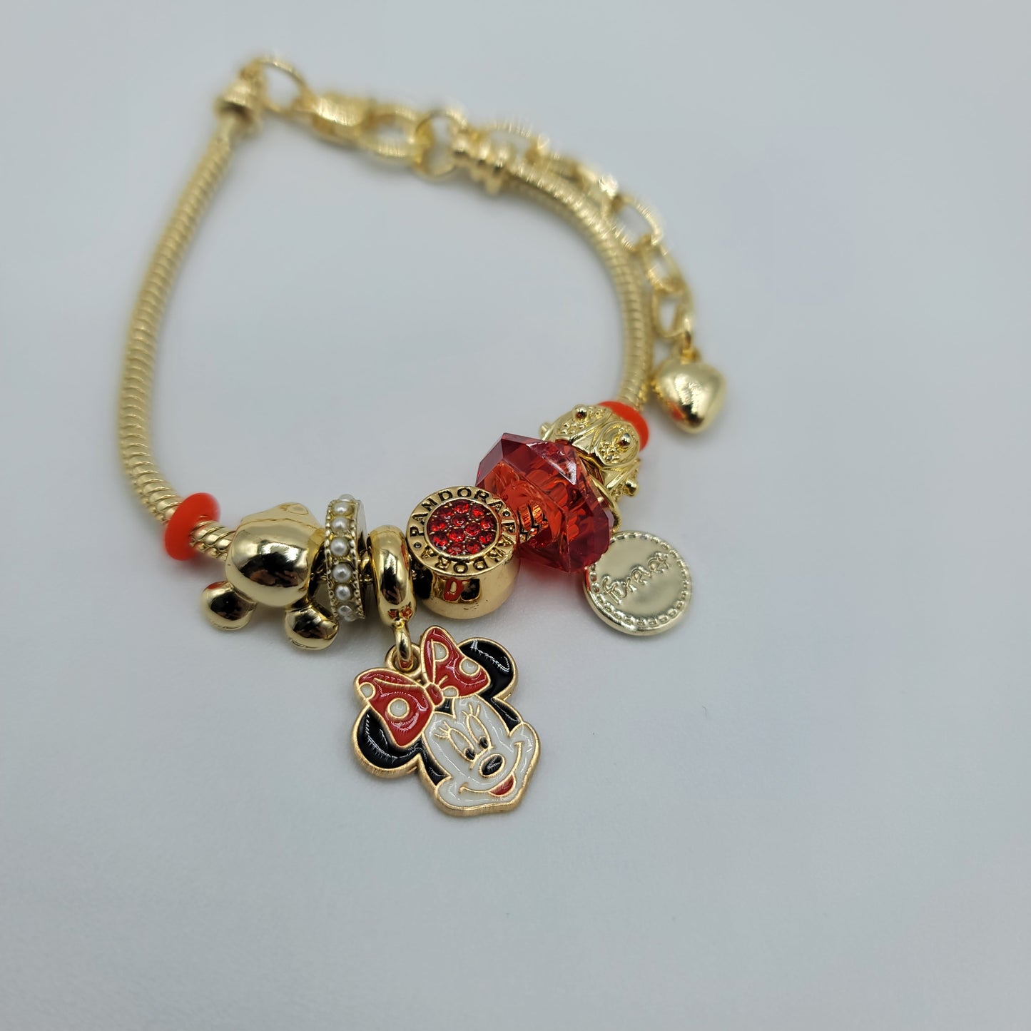 SS Pulsera Inspirada en Pandora Dorada - Mimmie Retro