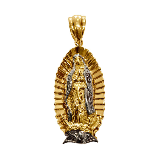 Dije Charm Oro 14k Virgen de Guadalupe 103